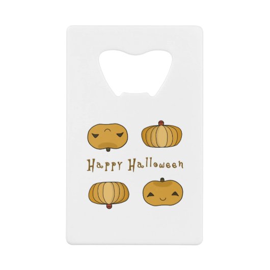 Happy Halloween Creditkaart Flessenopener (Voorkant)