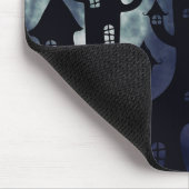 Happy Halloween Creepy Bats en House Mousepad Muismat (Hoek)
