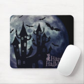 Happy Halloween Creepy Bats en House Mousepad Muismat (Met muis)