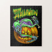 Happy Halloween Creepy JesterKin Puzzle Legpuzzel (Verticaal)