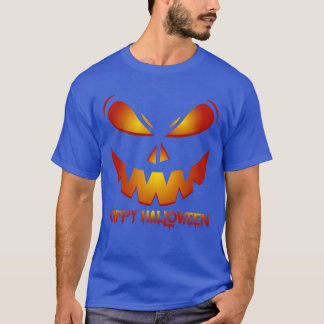 Happy Halloween Creepy Pumpkin Halloween Fan grapp T-shirt
