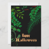 Happy Halloween Creepy Spooky Greenery Donkernacht (Voorkant)