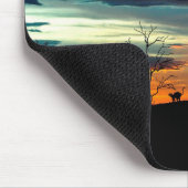 Happy Halloween Creepy Witch House Mousepad Muismat (Hoek)