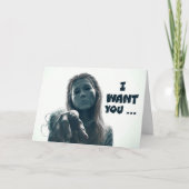 Happy Halloween Creepy Woman Ghost Humor Feestdagen Kaart (Voorkant)