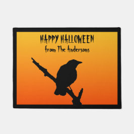 Happy Halloween Crow Doormat Deurmat