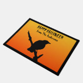 Happy Halloween Crow Doormat Deurmat (Schuin)