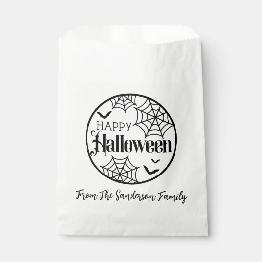 Happy Halloween - Custom Halloween Favor Bag Bedankzakje (Voorkant)