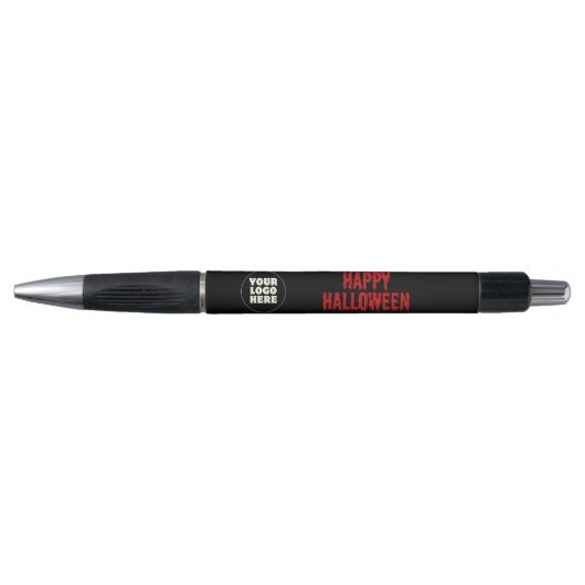 Happy Halloween Custom Logo | Business Name Pen (Voorkant)