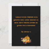 Happy Halloween Custom Photo Gingham Holiday Kaart (Achterkant)