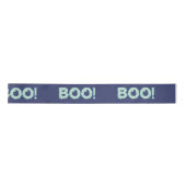 Happy Halloween Cute Boo Satin Ribbon Satijnen Lint (Voorkant)