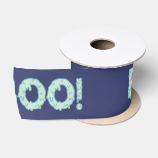 Happy Halloween Cute Boo Satin Ribbon Satijnen Lint