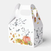 Happy Halloween Cute Cartoon Witch Mouse Bedankdoosjes (Achterkant)