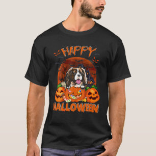Happy Halloween Cute Cavalier King Charles Spaniel T-shirt