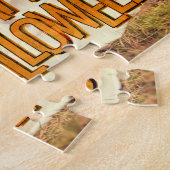 Happy Halloween Cute Dogs in Ghost Costumes Legpuzzel (Zijkant)