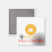 Happy Halloween Cute Ghost Boo Pattern Magneet (Voorkant / Achterkant)