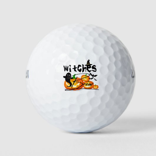 Happy Halloween Cute Ghost Funny Golfballen (Voorkant)