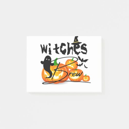 Happy Halloween Cute Ghost Funny Post-it® Notes (Voorkant)