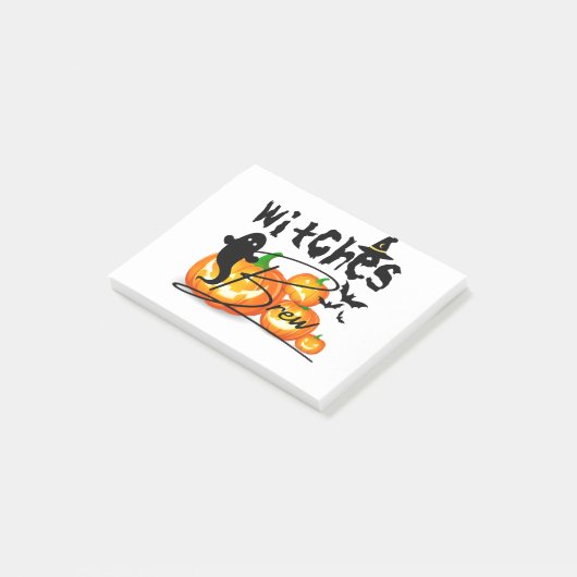 Happy Halloween Cute Ghost Funny Post-it® Notes (Schuin)