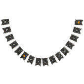 Happy Halloween. Cute Ghost Pumpkin Polka Dots. Vlaggetjes (Alle)