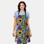 Happy Halloween Cute Pattern Schort (Gedragen)