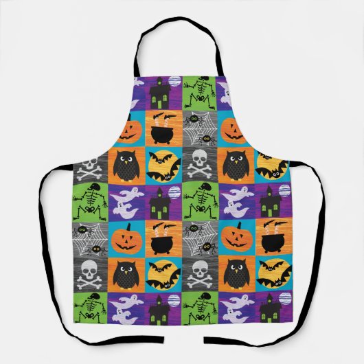 Happy Halloween Cute Pattern Schort (Voorkant)