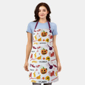 Happy Halloween Cute Pattern Schort (Gedragen)