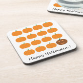 Happy Halloween Cute Pumpkin Patch Bier Onderzetter (Linkerzijde)