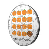 Happy Halloween Cute Pumpkin Patch Dartbord (Voorkant Rechts)