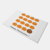 Happy Halloween Cute Pumpkin Patch Deurmat (Schuin)
