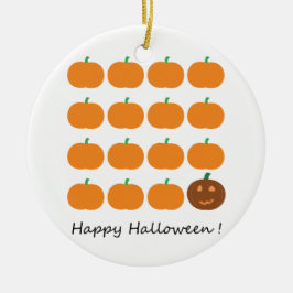 Happy Halloween Cute Pumpkin Patch Keramisch Ornament