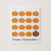 Happy Halloween Cute Pumpkin Patch Legpuzzel (Verticaal)