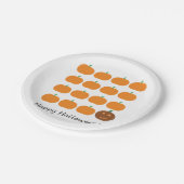 Happy Halloween Cute Pumpkin Patch Papieren Bordje