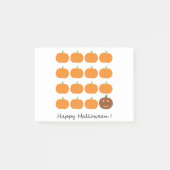 Happy Halloween Cute Pumpkin Patch Post-it® Notes (Voorkant)