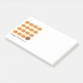 Happy Halloween Cute Pumpkin Patch Post-it® Notes (Schuin)