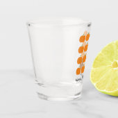 Happy Halloween Cute Pumpkin Patch Shot Glas (Links)