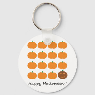 Happy Halloween Cute Pumpkin Patch Sleutelhanger