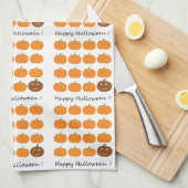 Happy Halloween Cute Pumpkin Patch Theedoek (Quarter Fold)