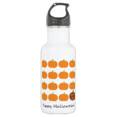 Happy Halloween Cute Pumpkin Patch Waterfles (Voorkant)