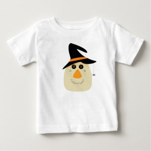 Happy Halloween Cute Scarecrow en Spider