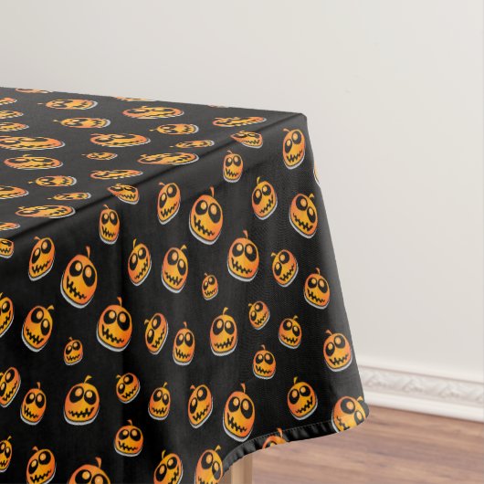 Happy Halloween | Cute Scary Jack o'Lantern Tafelkleed (Voorbeeld)