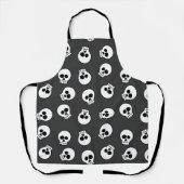 Happy Halloween Cute Skull Pattern Schort (Voorkant)