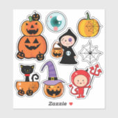 Happy Halloween | Cute Trick or treat Sticker (Vel)