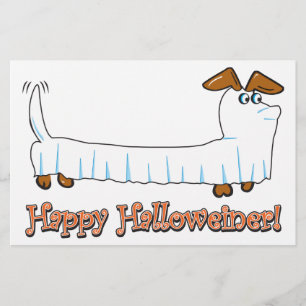 Happy Halloween Dachshund Briefpapier