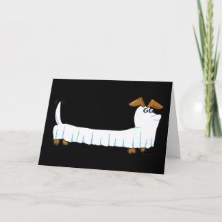 Happy Halloween Dachshund Kaart