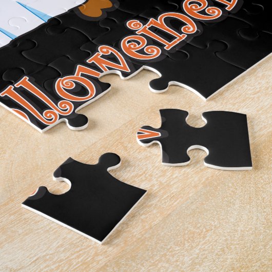 Happy Halloween Dachshund Legpuzzel (Zijkant)