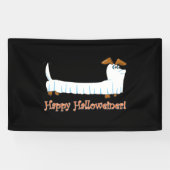 Happy Halloween Dachshund Spandoek (Horizontaal)