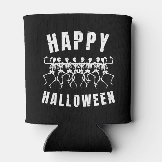 HAPPY HALLOWEEN DANCING SKELETONS BLIKJESKOELER (Achterkant)