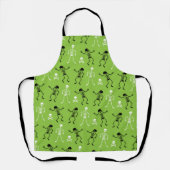 Happy Halloween Dancing Skeletons Patroon Schort (Voorkant)