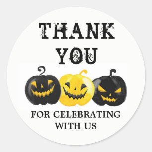 Happy Halloween Dank u voor de tag Ronde Sticker
