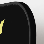 Happy Halloween Dark Spooky Dead Tree Full Moon Pickleball Paddle (Links Detail)